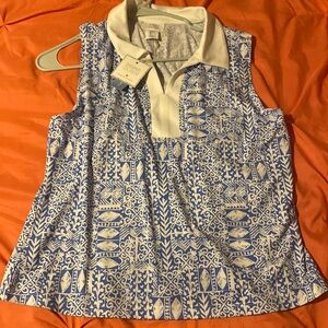 Sigrid Olsen Golf & Tennis no sleeve top, brand new with tags